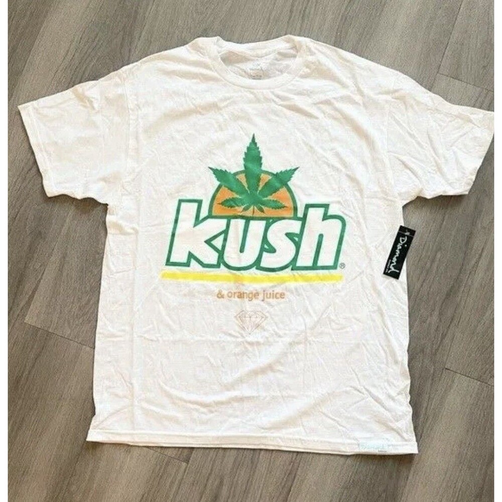 DIAMOND SUPPLY CO MENS SIZE SMALL KUSH & OJ SHIRT NWT